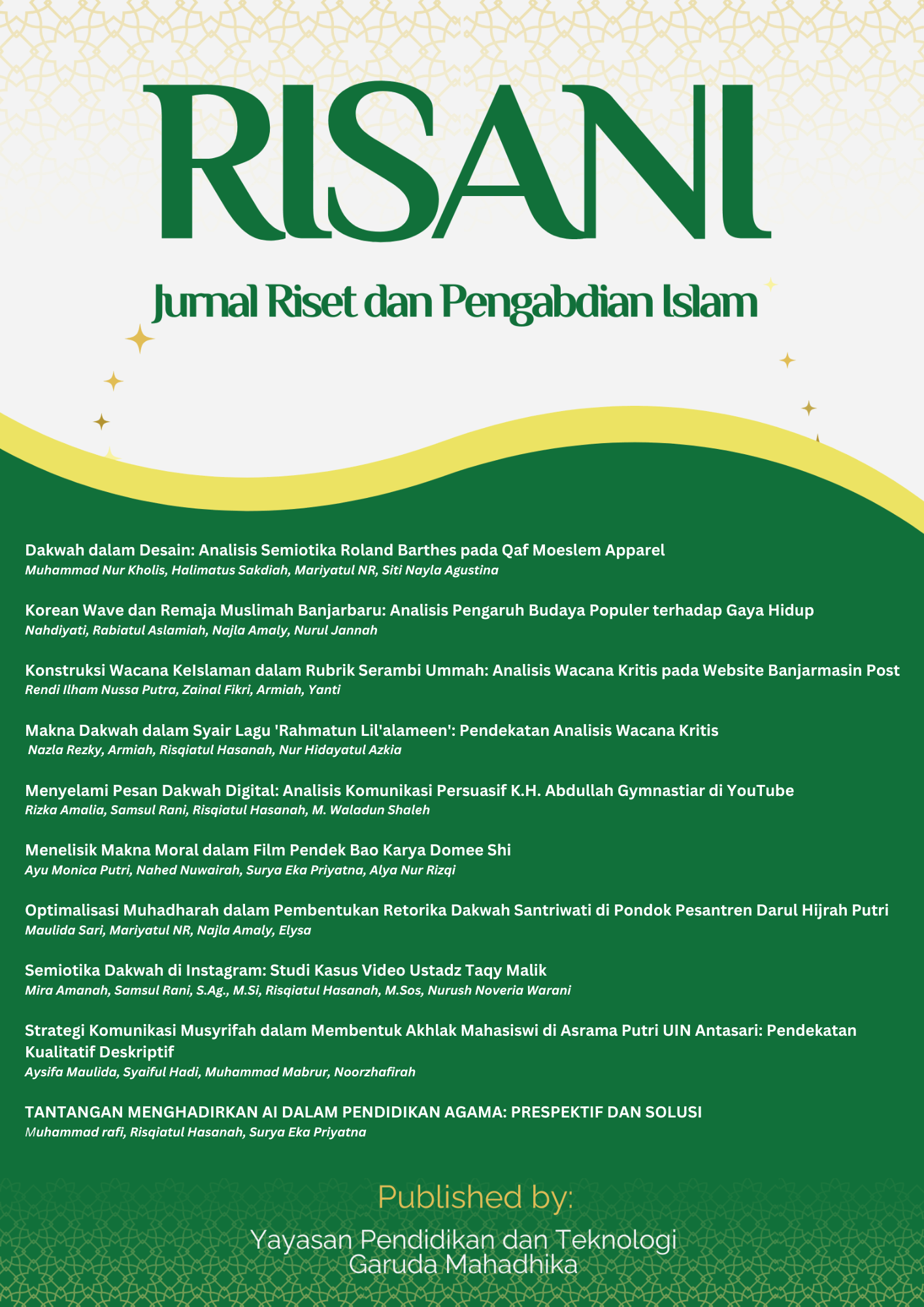 					View Vol. 1 No. 1 (2025)
				